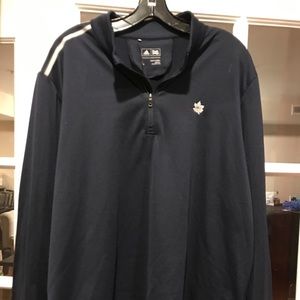 Adidas sports quarter zip sports blouse